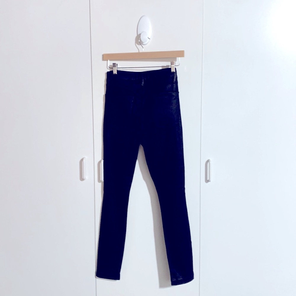 070 JEANS Joe’s Jeans Women’s Charlie High Waisted Skinny Ankle Black Size 26 - Picture 4 of 7